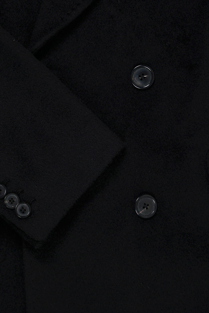 Our Legacy Whale Coat | Black Hairy Wool | Canoe Club