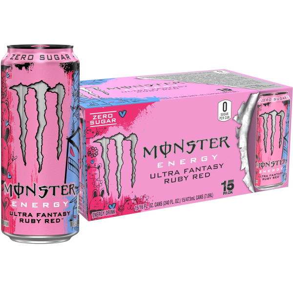 モンスター エナジー ウルトラ ファンタジー ルビーレッド 473ml (16oz