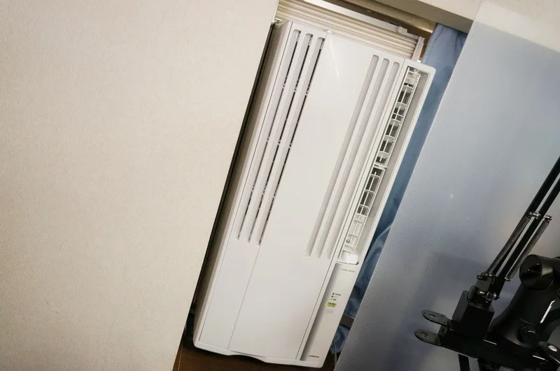 CORONA ウインドエアコン CW-1622Rのレビュー！工事不要で簡単取付