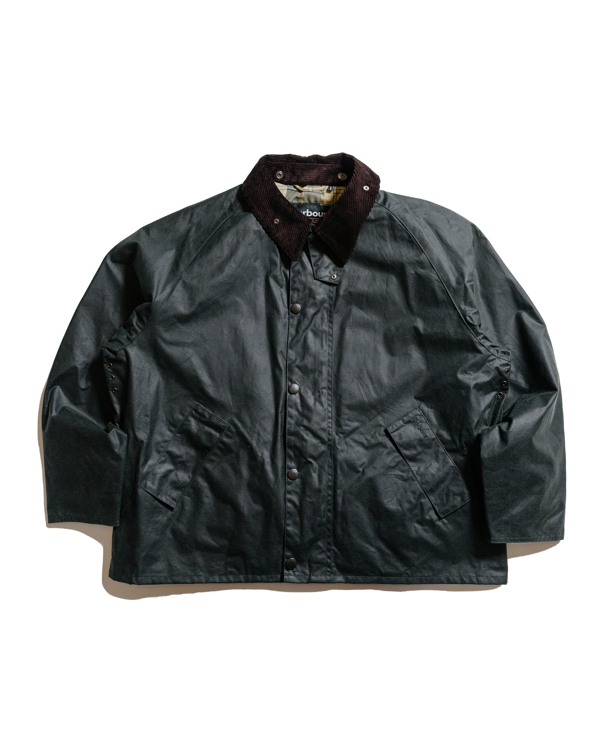 Barbour Transport Wax Jacket Sage