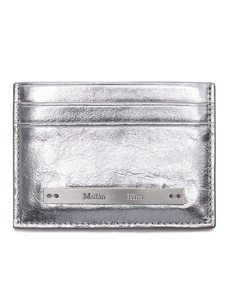 VINTAGE CARD WALLET IN SILVER