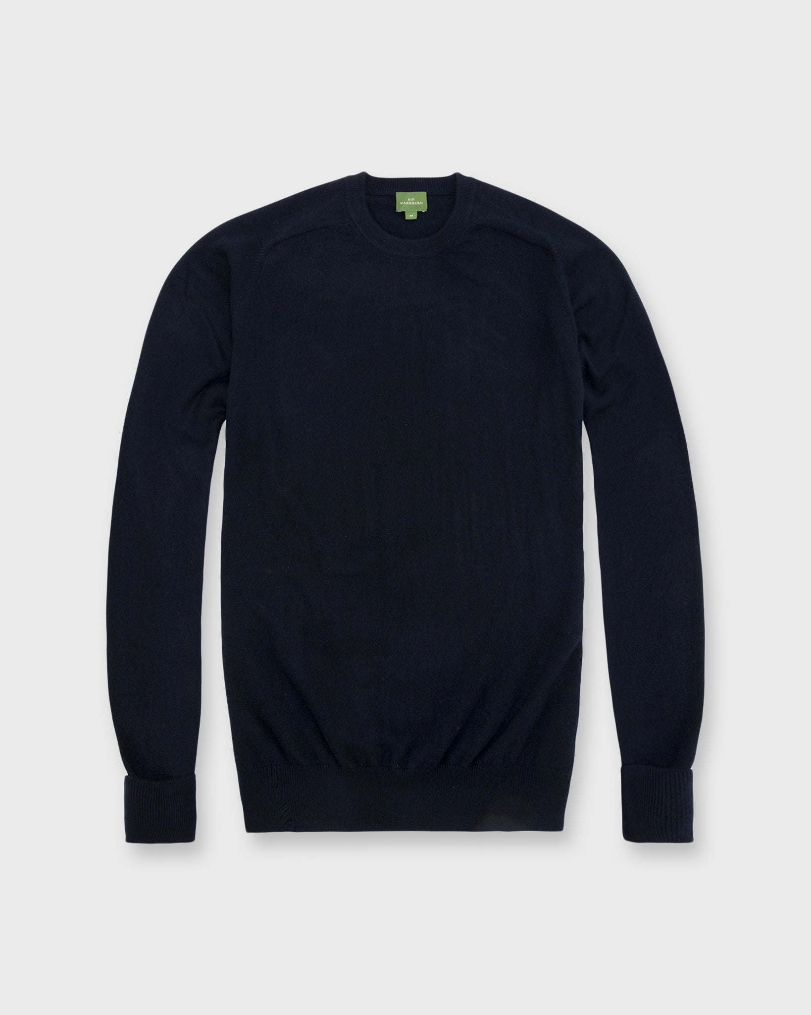 Classic Crewneck Sweater in Navy Cashmere | Shop Sid Mashburn