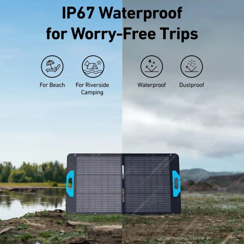 Anker SOLIX PS100 Portable Solar Panel - ShopSolar: Complete Solar