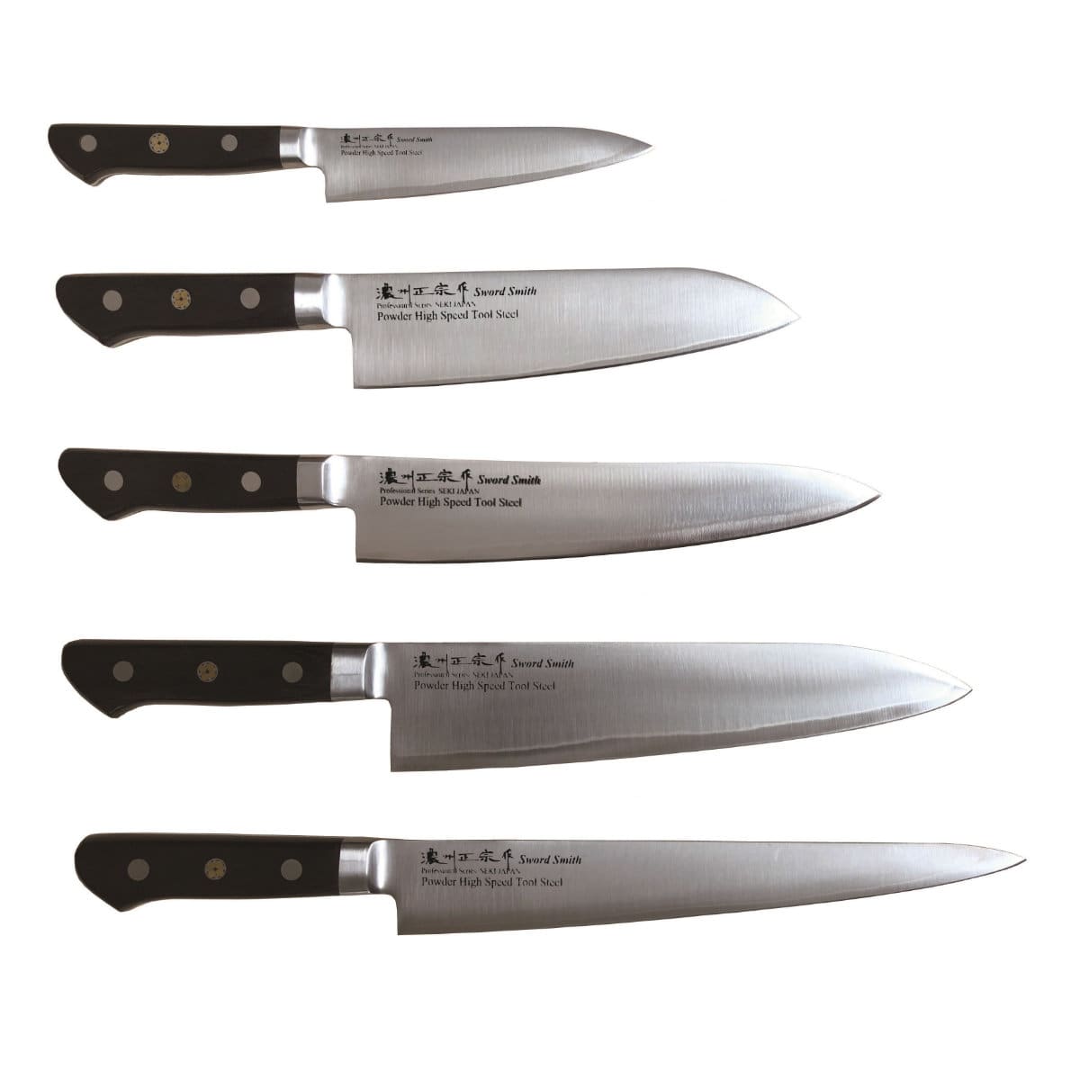 牛刀 刃渡り24cm 濃州正宗作 粉末ハイス鋼割込 日本製 （ 万能包丁