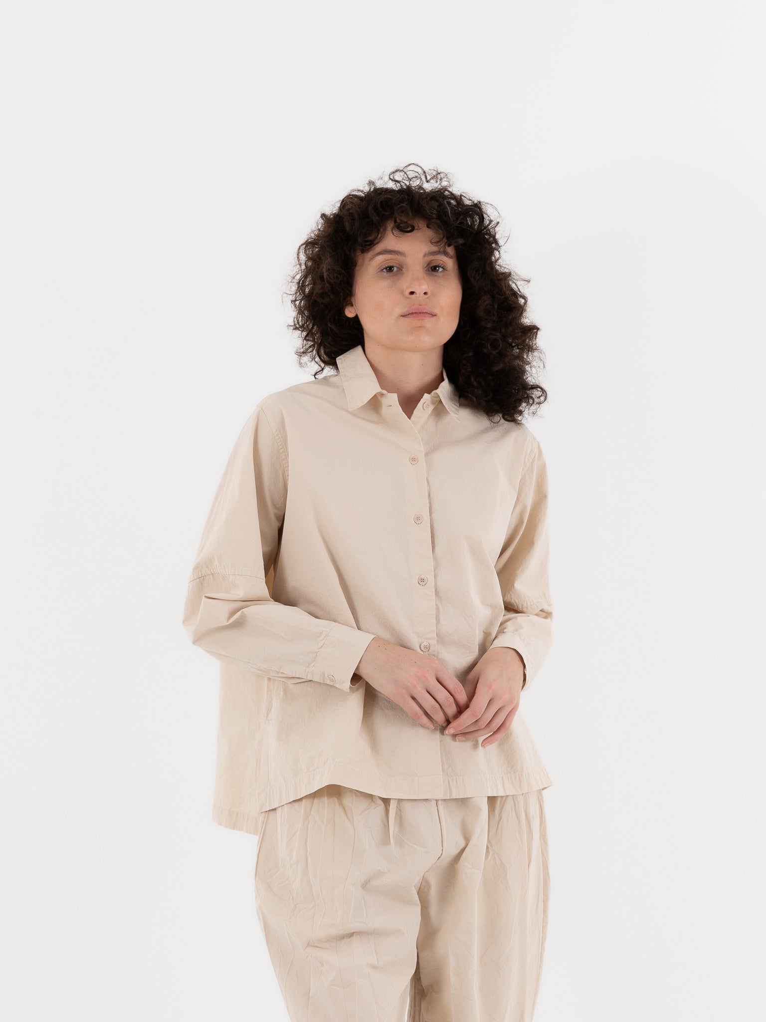 Casey Casey Elena Shirt in Off White at Worthwhile