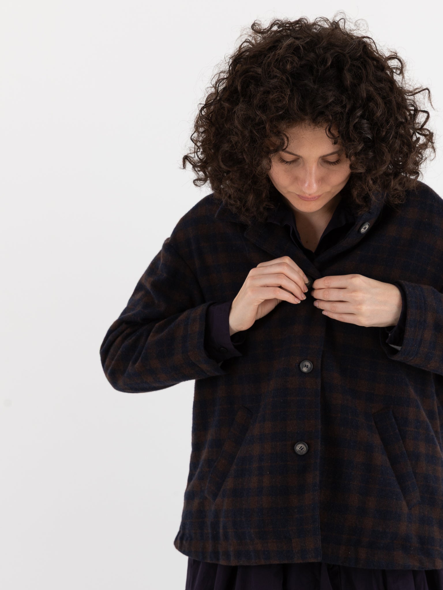 Bergfabel Uli Jacket in Plaid at Worthwhile