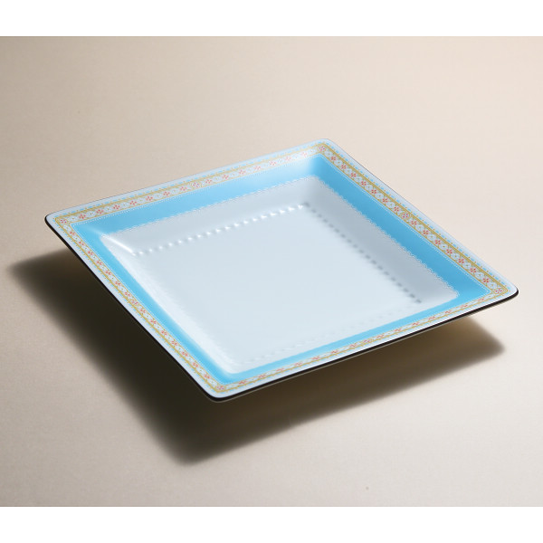 ノリタケ ハミングブルー 23cmスクエアプレート | シャディギフト