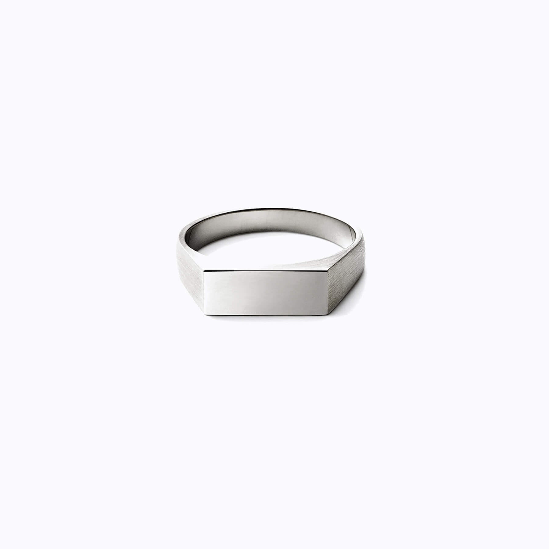 Signet Rectangle Ring S - SHIHARA