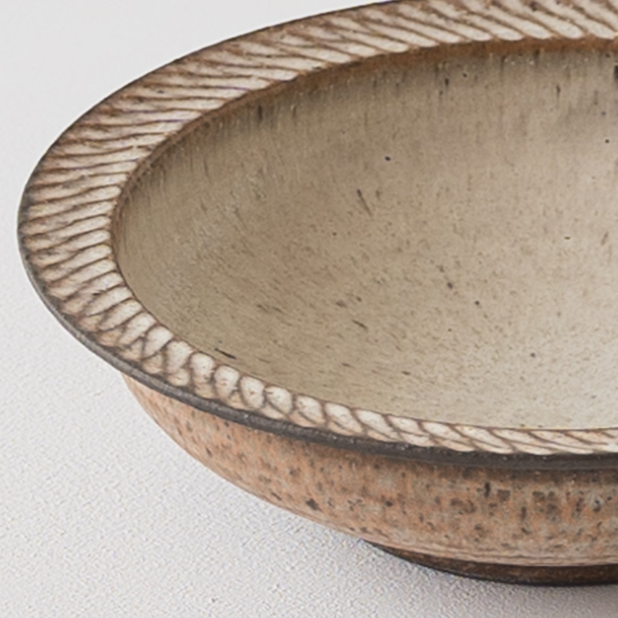 作家 山本雅則 しのぎ カレー皿 白｜和食器通販 四季折折 – 四季折折