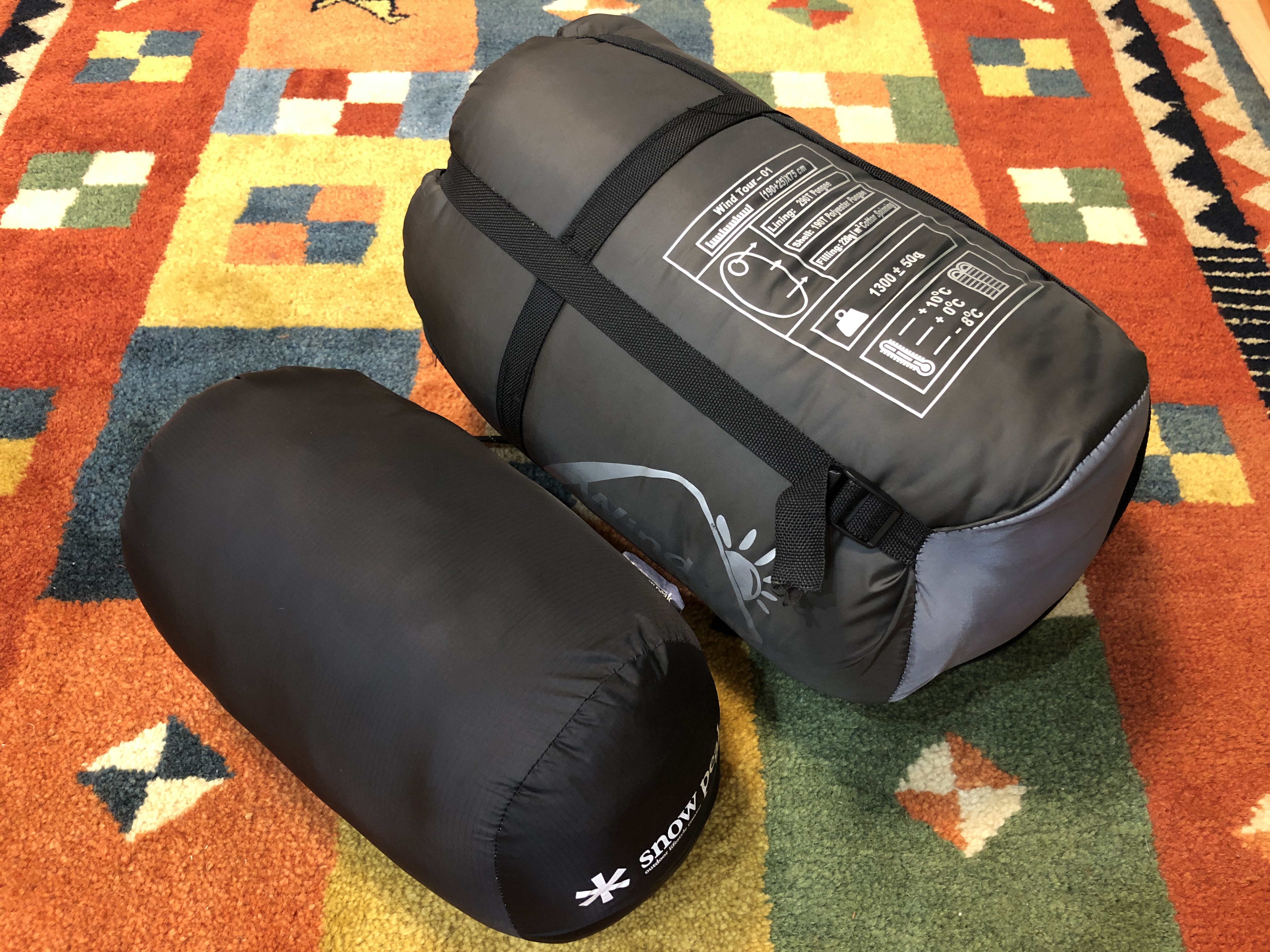 スノーピーク「バクー 350」水に強いシュラフ。 - シキの雨ブログ