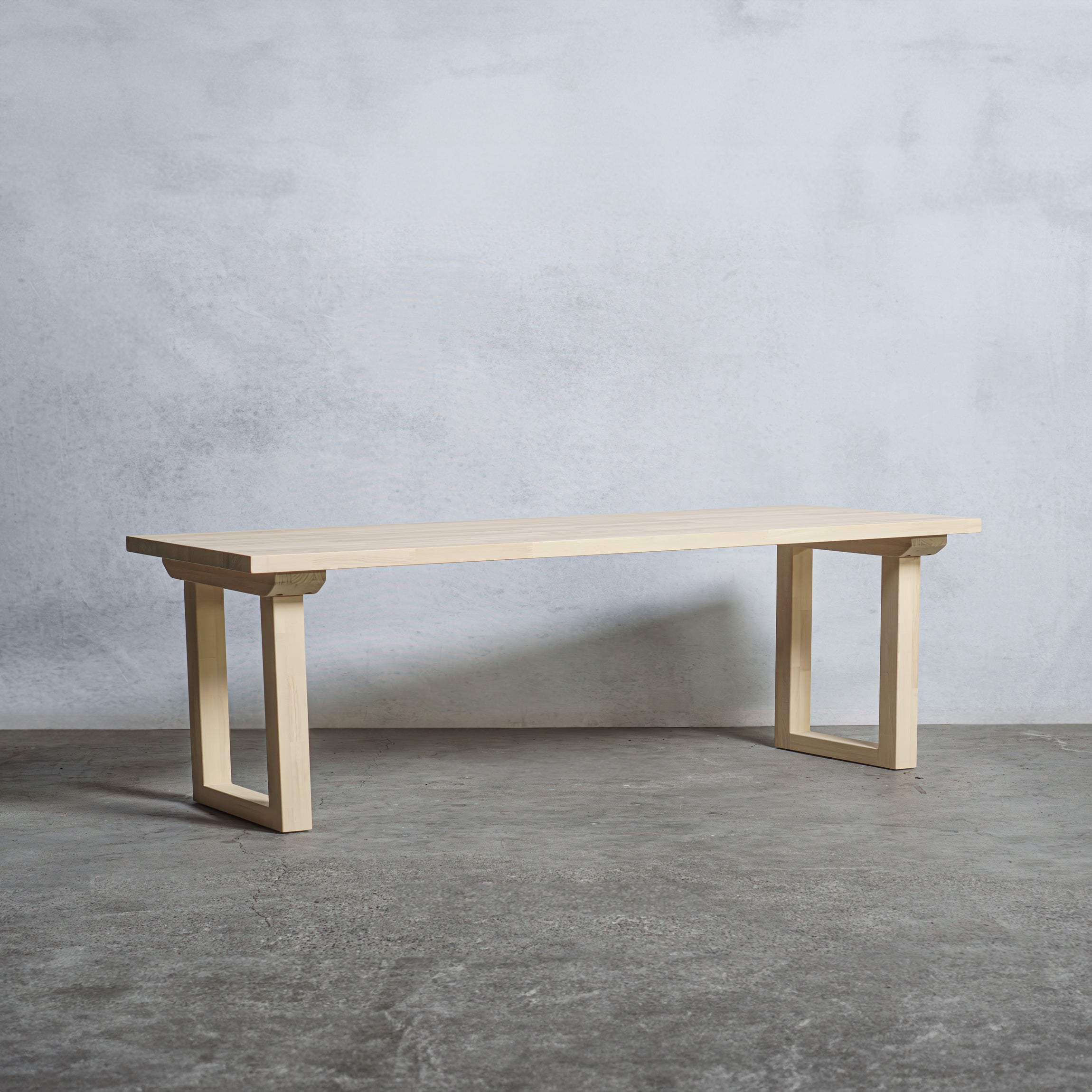 木製 ローテーブル パイン材 口型 オーダーメイド 【清水材木店】