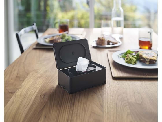 山崎実業 ウェットティッシュケース スマート ブラック 5579 1個（ご