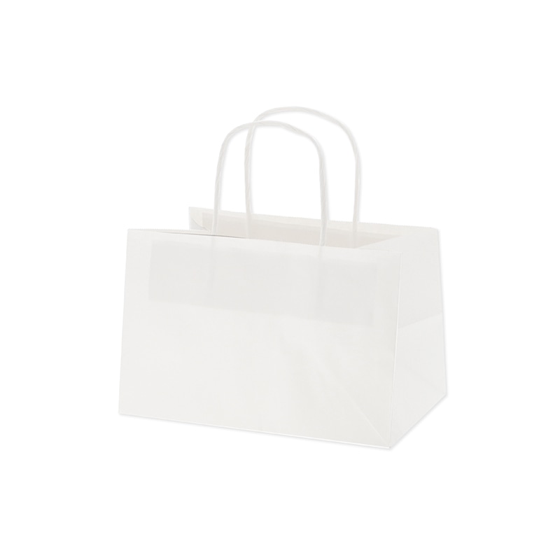 HEIKO 紙袋 25チャームバッグ 25CB W 晒白無地 50枚/袋 003270600 包装