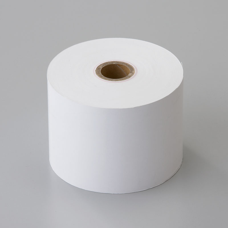 TANOSEE 感熱レジロール紙 ノーマル保存 幅80×直径80mm×長さ63m 厚み約