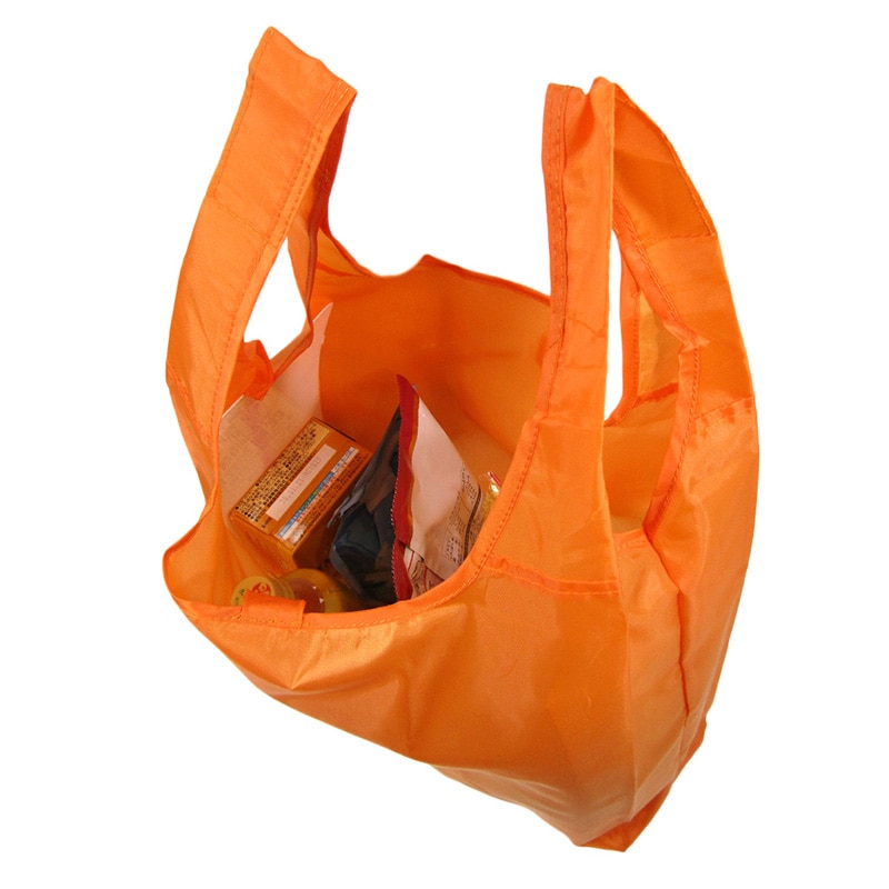 優美社 コンパクトエコバッグ 9020 オレンジ 1個（ご注文単位1個