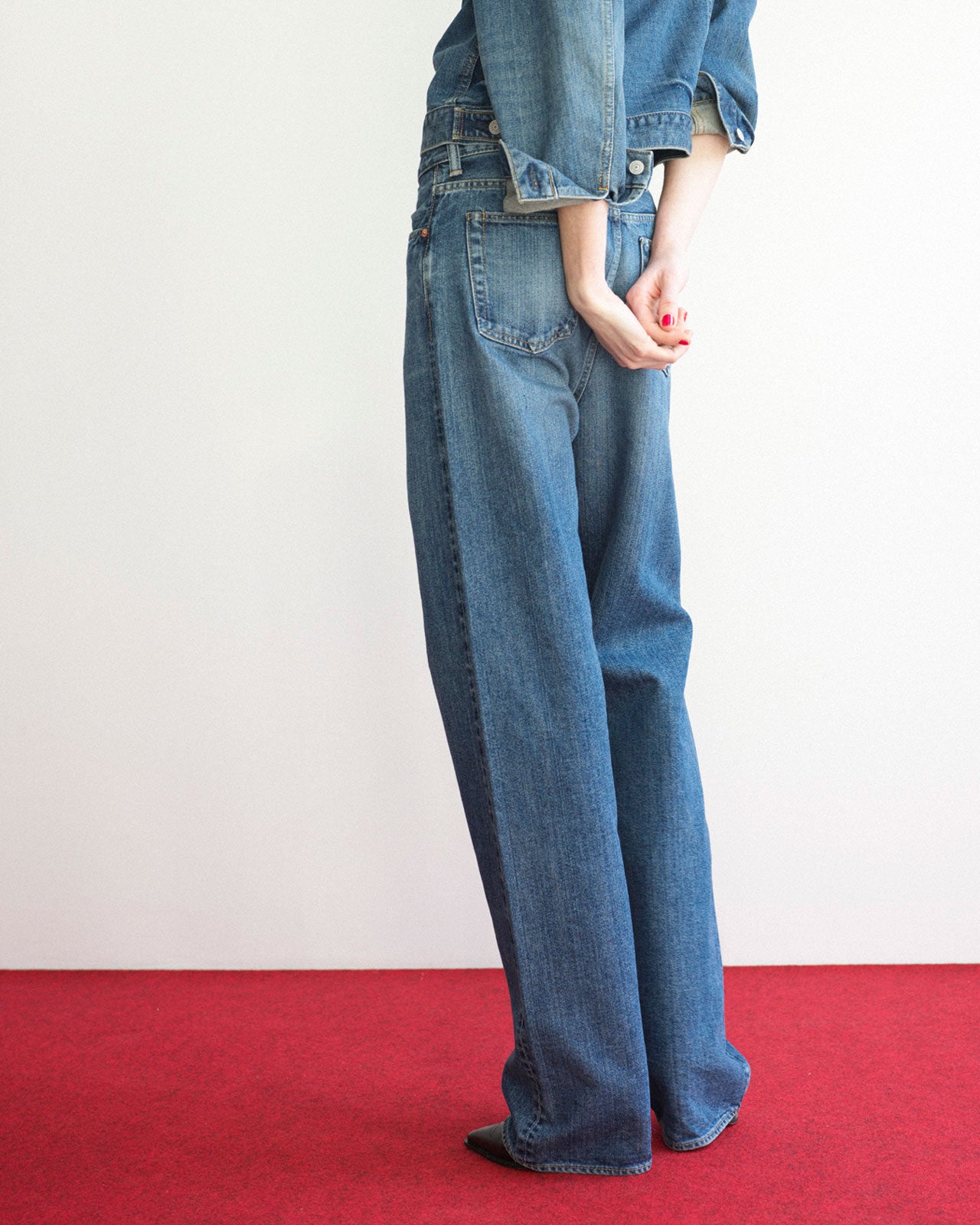 Shinzone（シンゾーン）】MARILYN DENIM(BLUE) デニムパンツ