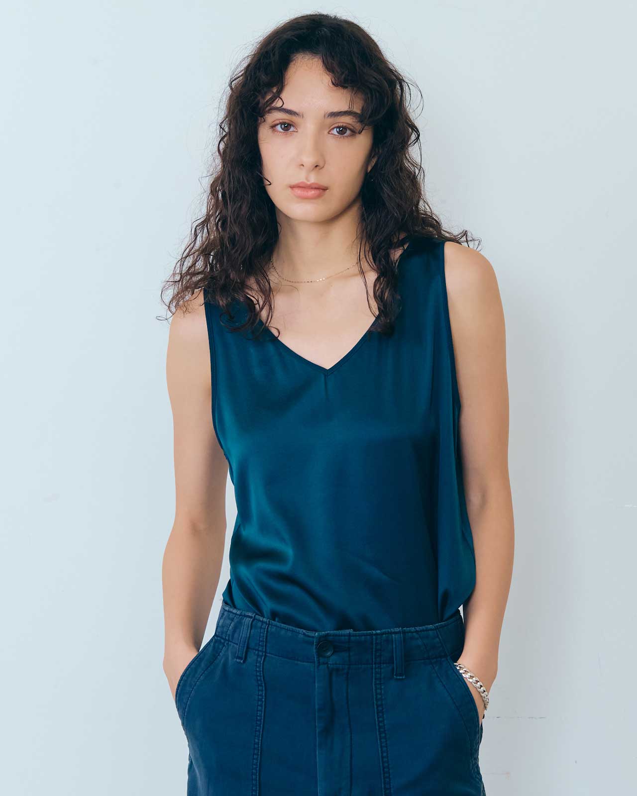 STRETCH SILK TANK – Shinzone