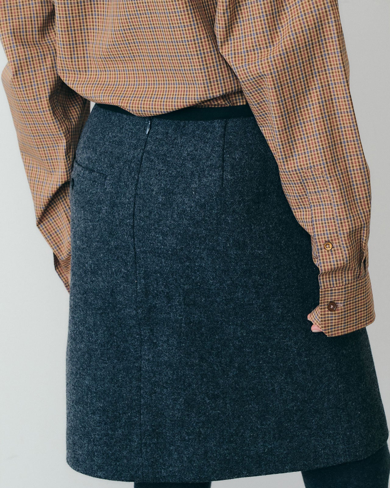 WOOL MINI SKIRT – Shinzone