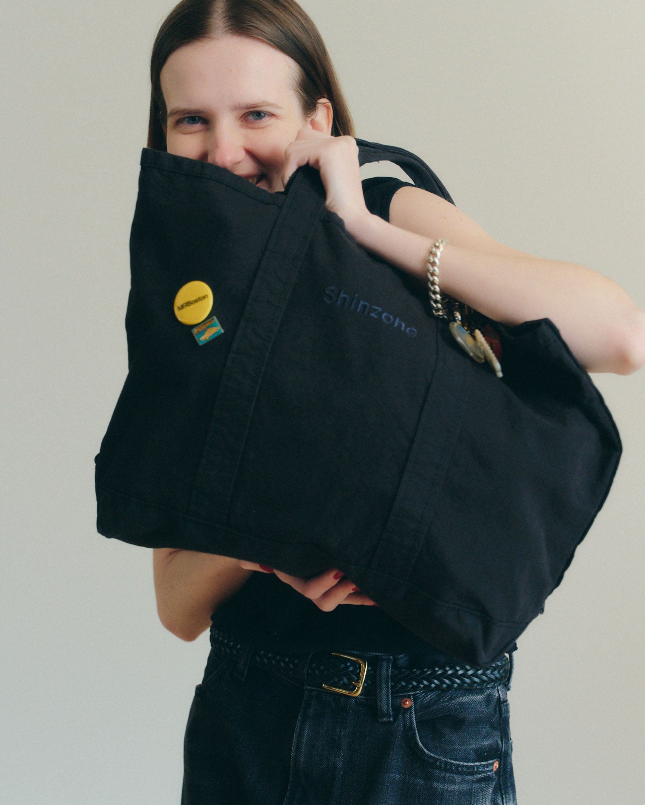 Shinzone（シンゾーン）】Shinzone TOTE シンゾーン ロゴトートバッグ