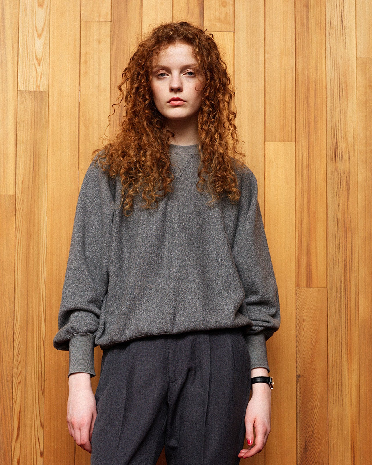 新色CAMEL】COTTON WOOL SWEATSHIRT – Shinzone