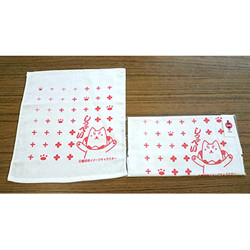 しっぺい片面ガーゼハンカチ - しっぺいグッズ | しっぺいオフィシャル