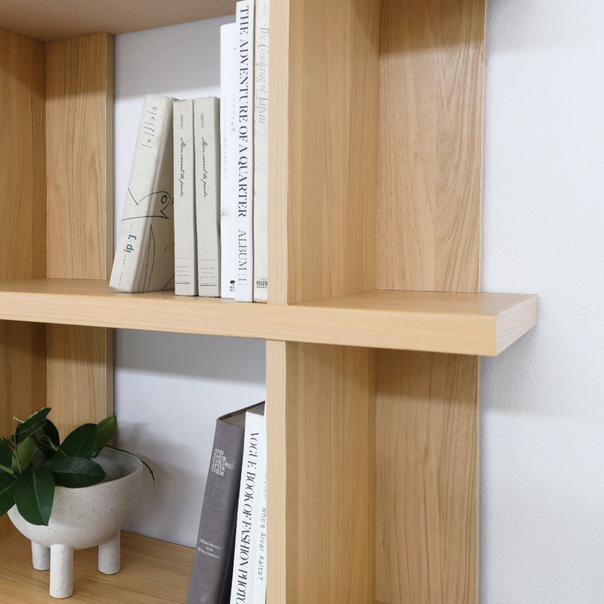 ディスプレイラック 棚 幅82cm 高さ113cm ナチュラルブラウン 飾り棚