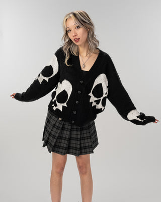 The Skull Heartigan– Cool Shirtz