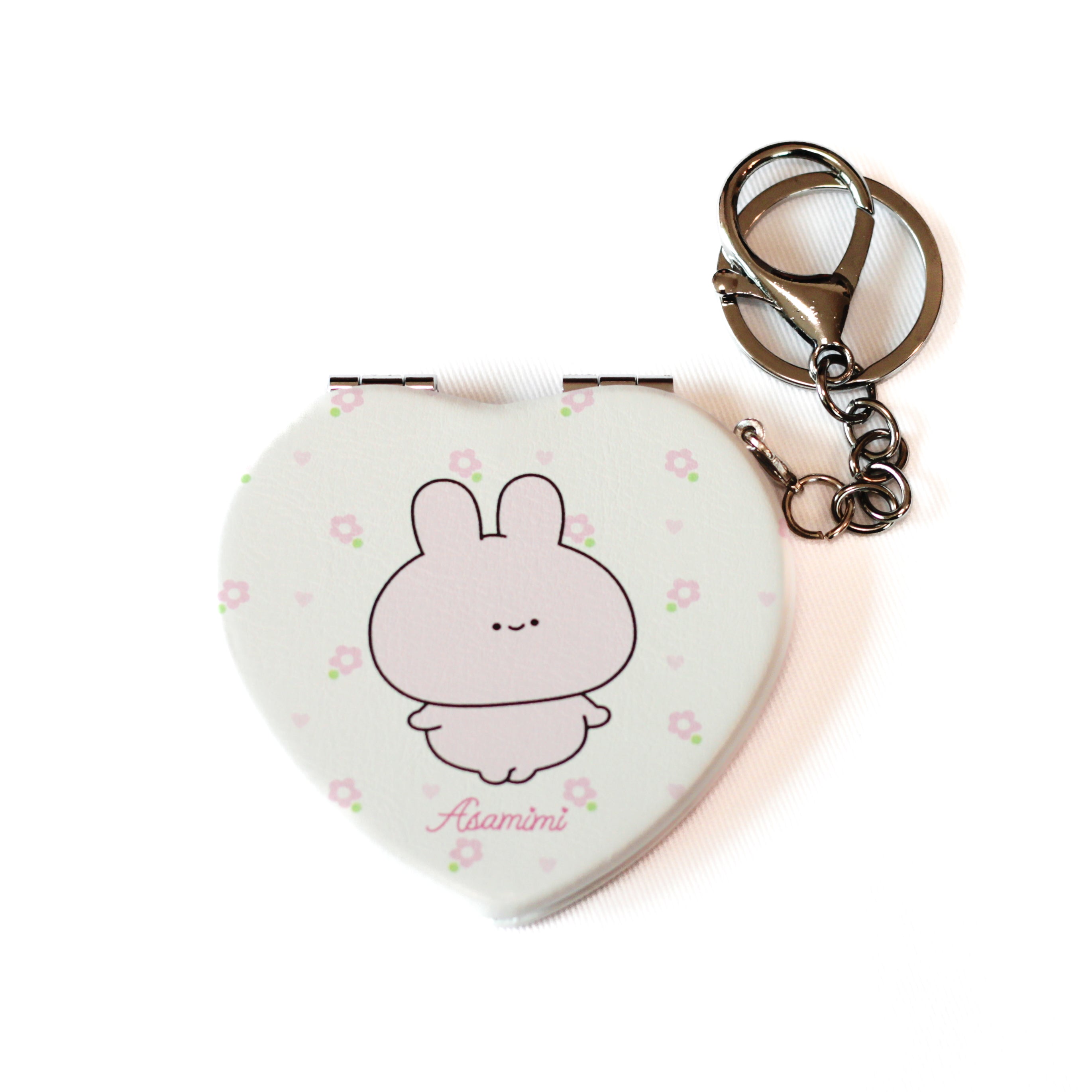 あさみみちゃん】ハートコンパクトミラー【11月中旬発送