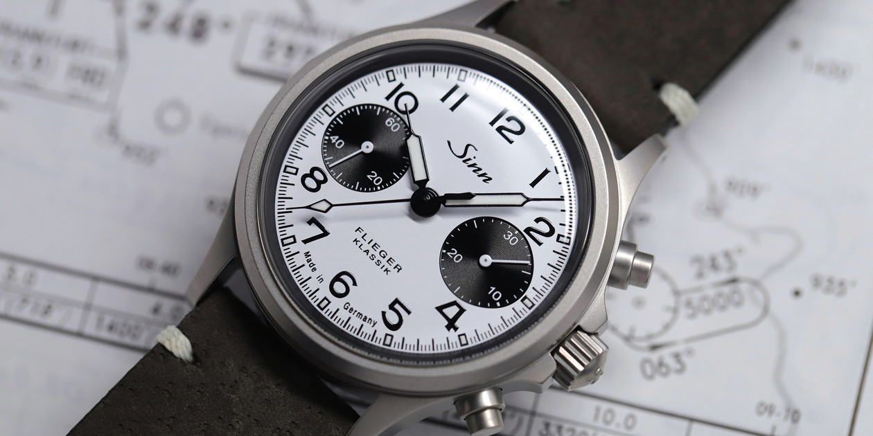 356.FLIEGER.KLASSIK.W | ドイツ製腕時計 Sinn（ジン）公式サイト