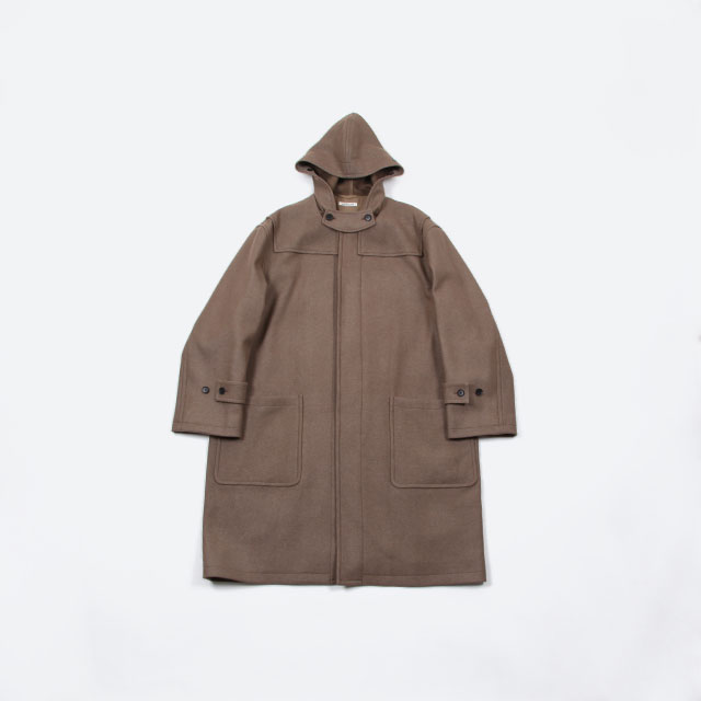 AURALEE WOOL SILK MELTON DUFFLE COAT [A9AC02SN]
