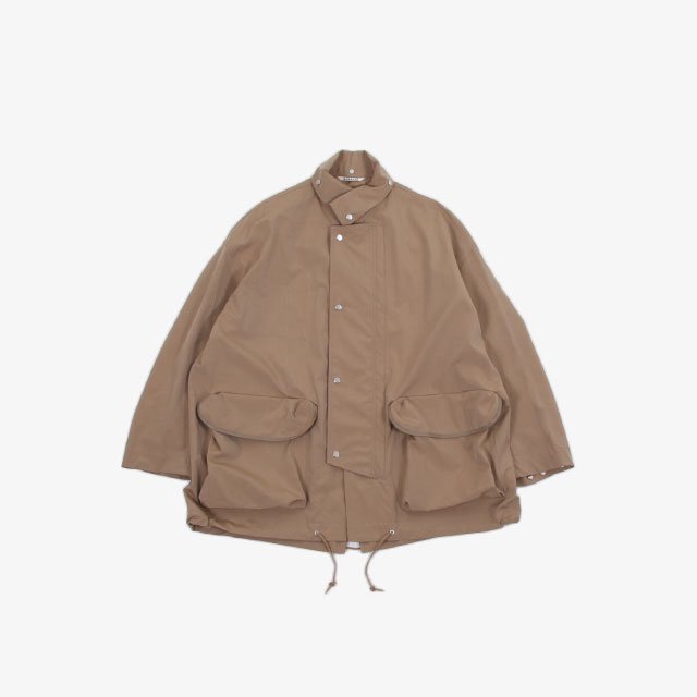 AURALEE WASHED FINX RIPSTOP CHAMBRAY BIG FIELD BLOUSON [A21SB01FL]