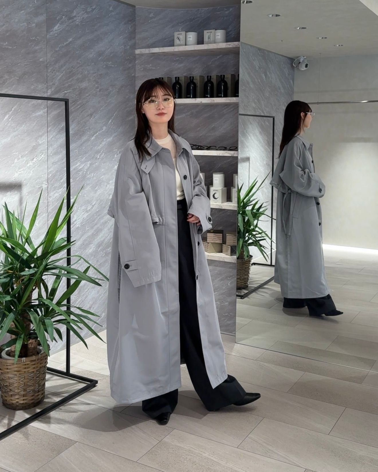 ànuke - Twill Soutiencollar Coat / ツイルステンカラーコート