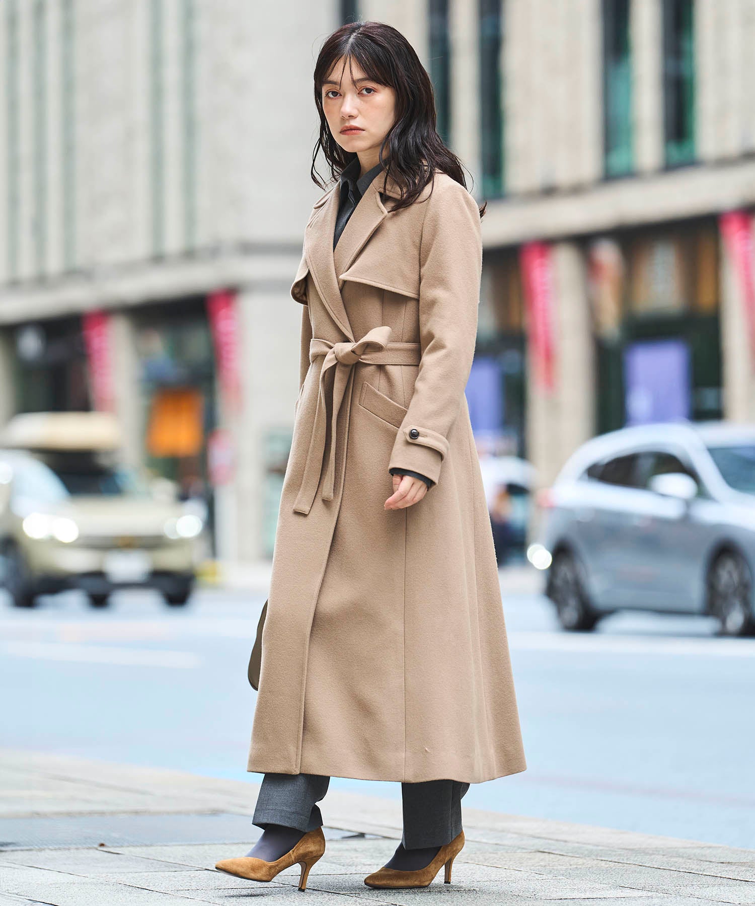 2WAY】 ウールトレンチフレアコート – Sirin Online Store