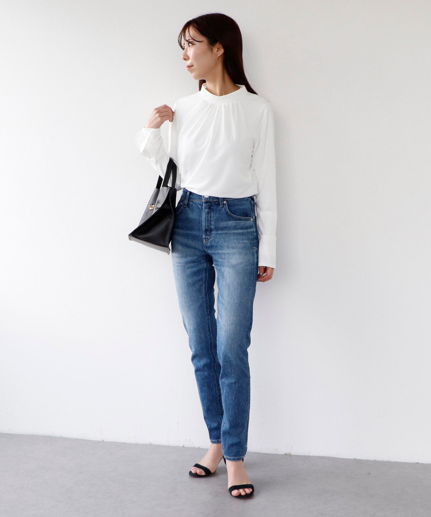 YANUK】RUTH スリムテーパード ブルー – Sirin Online Store