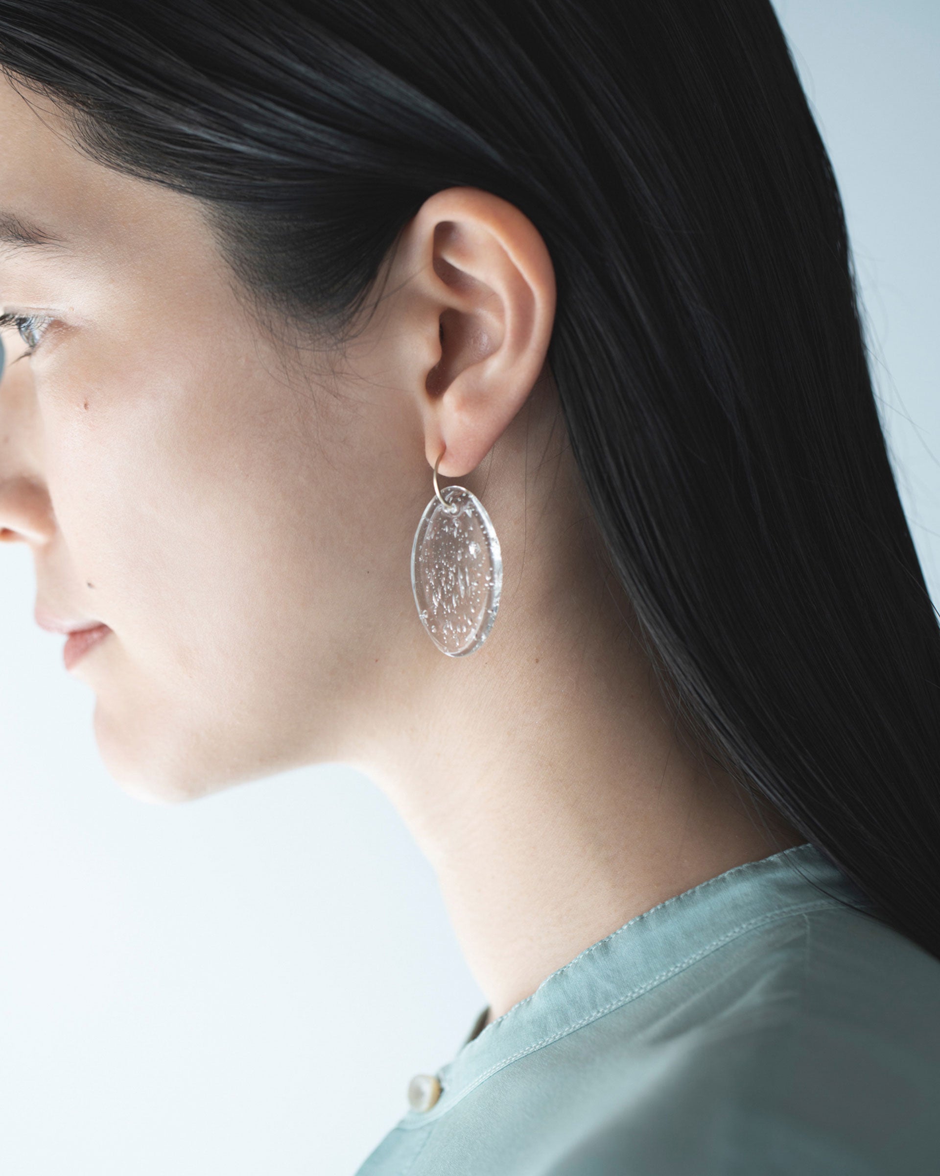HOTOLI Earrings Oval BUBBLE – SIRI SIRI | シリシリ