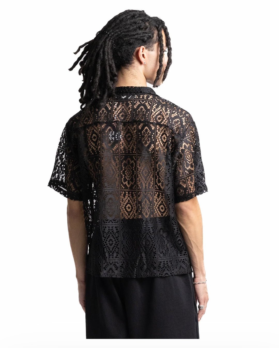Holiday Laced Shirt - Black