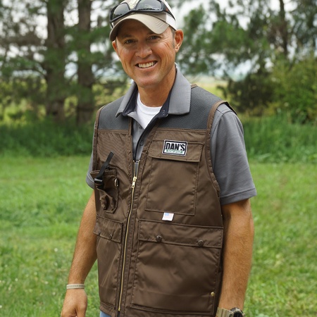 Dan's Hunting Gear, Dog Days Vest, Brown with Mesh Back