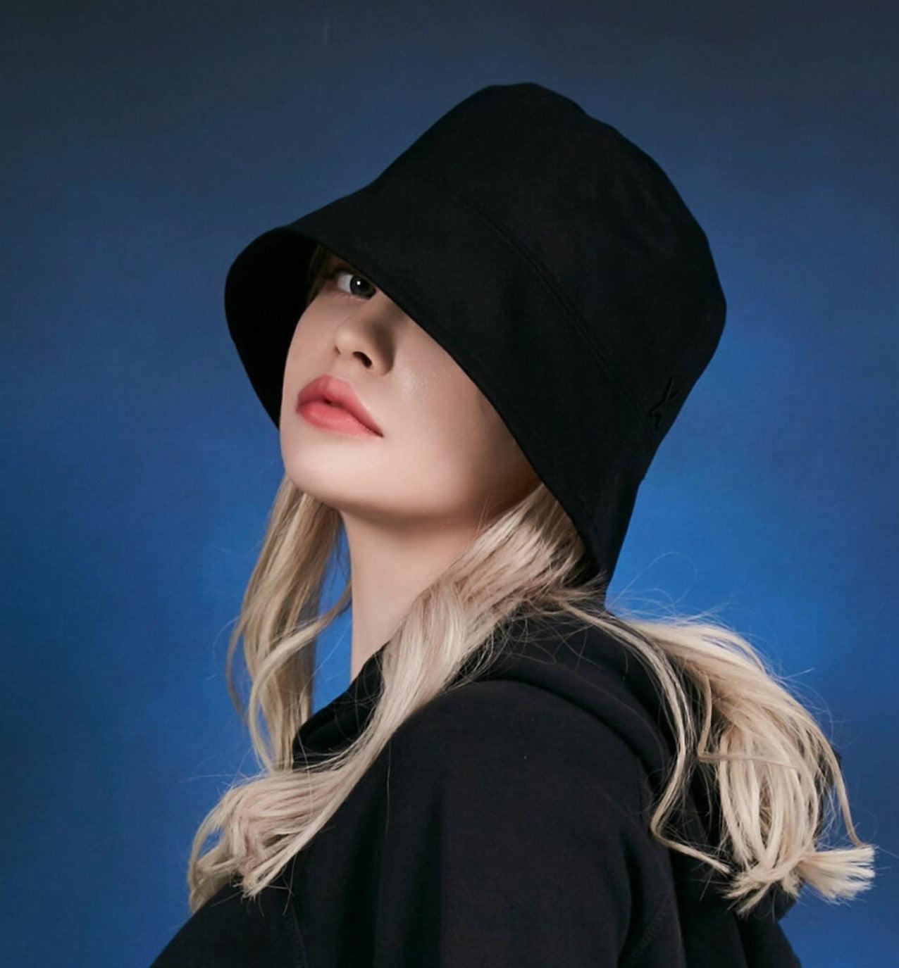 VARZAR スタッドドロップ バケットハット ブラック BTSジョングク SF9