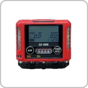火山ガス検知器 GX-2009 TypeJ(硫化水素/二酸化硫黄)｜有害ガス検知器