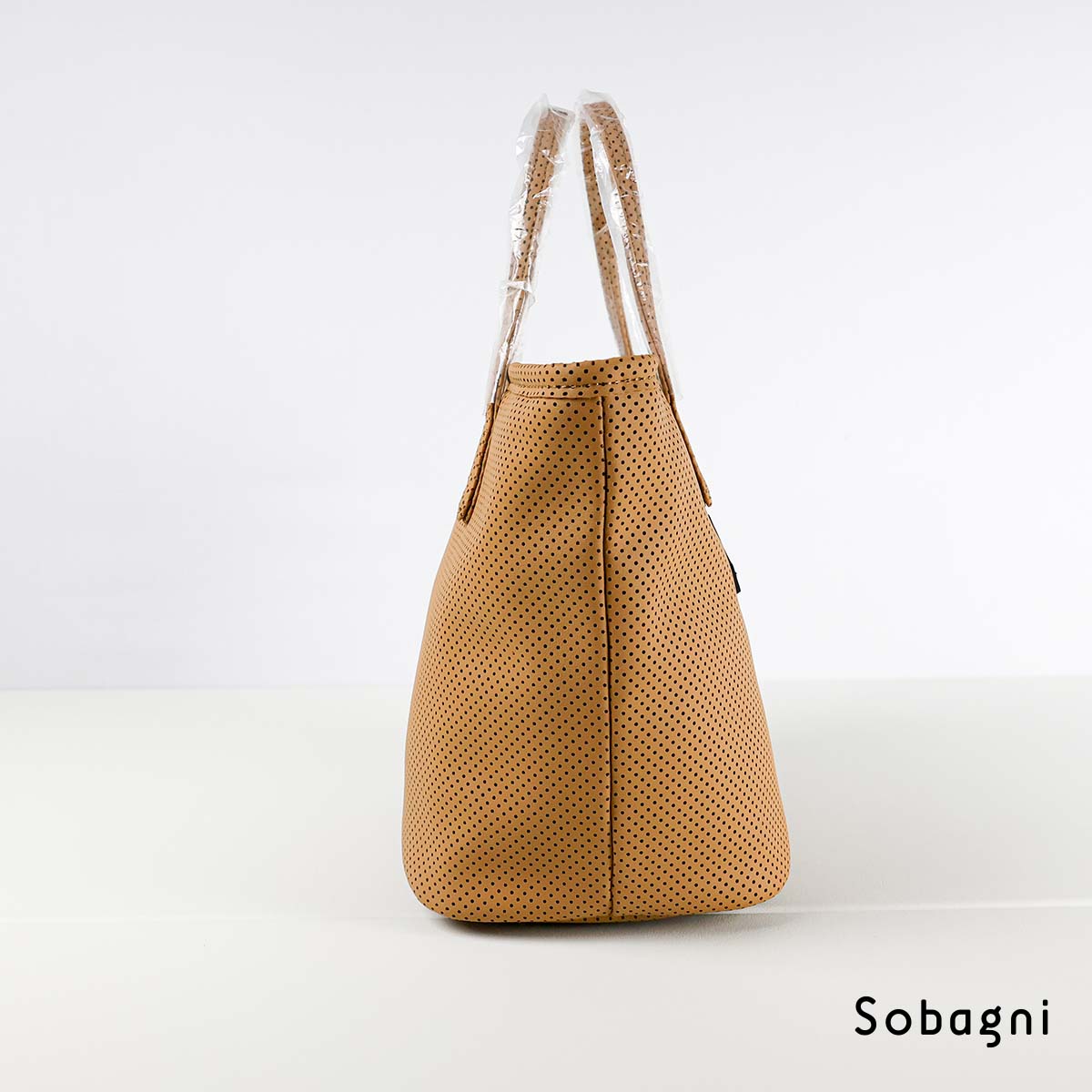 muta marine ムータ パンチングエシカル合皮トートバッグミニ