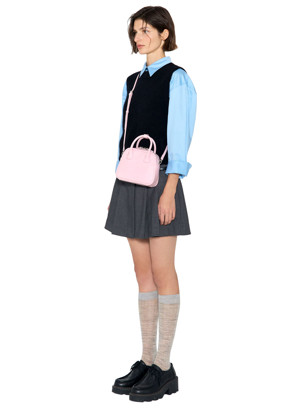 Momo Bag Mini in Baby Pink by Stand Oil - societyA