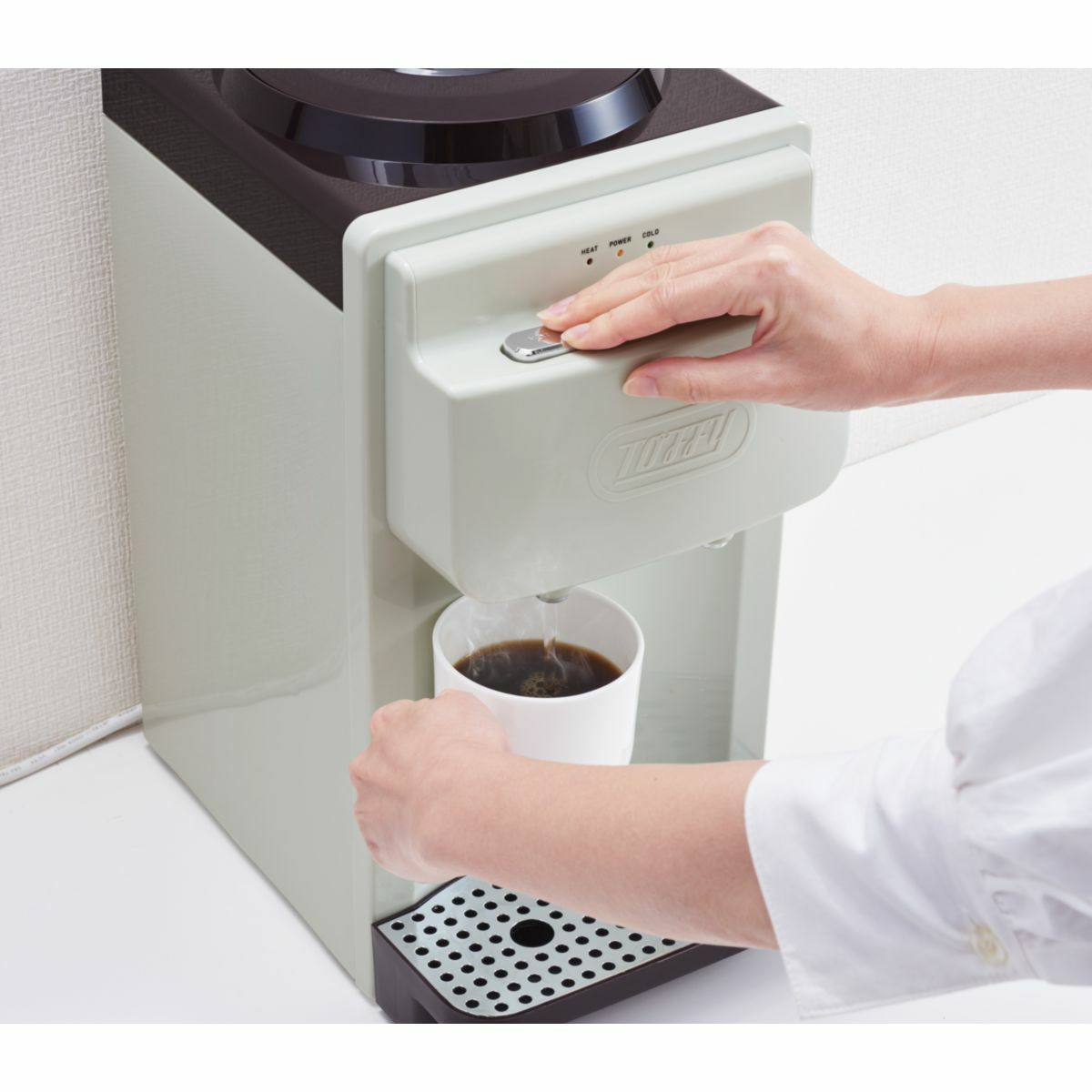 Toffyトフィー ウォーターサーバー （卓上型温冷両用タイプ） PALE