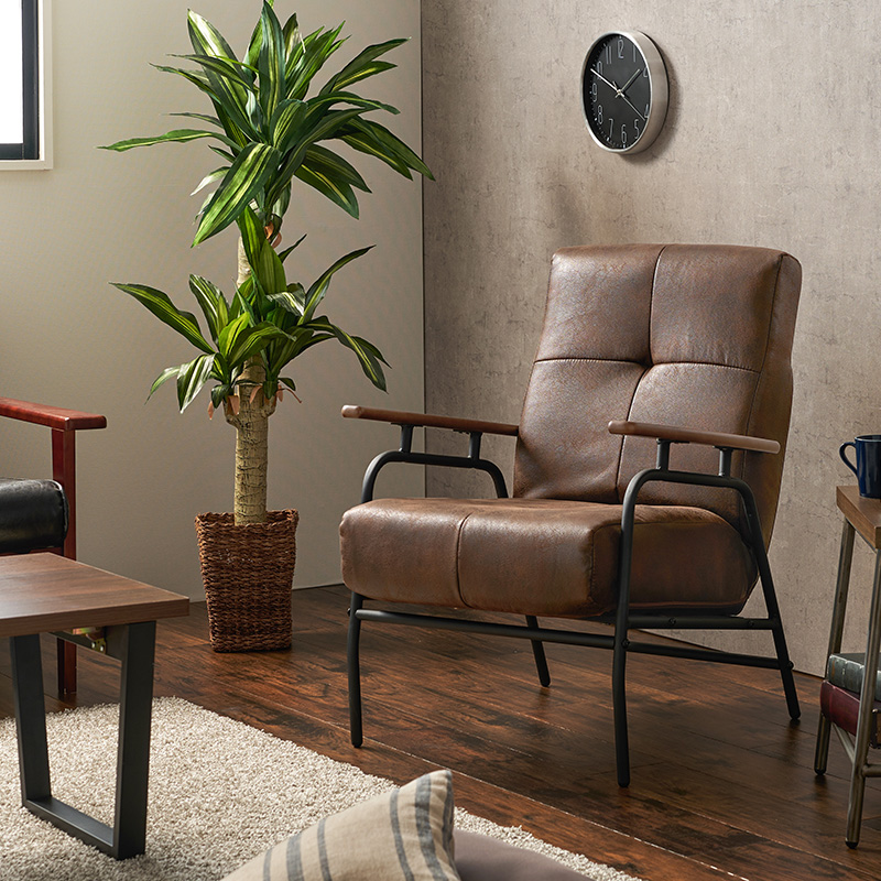 ヴィンテージ風 リクライニングソファ LSF-4900-1P｜北欧インテリア