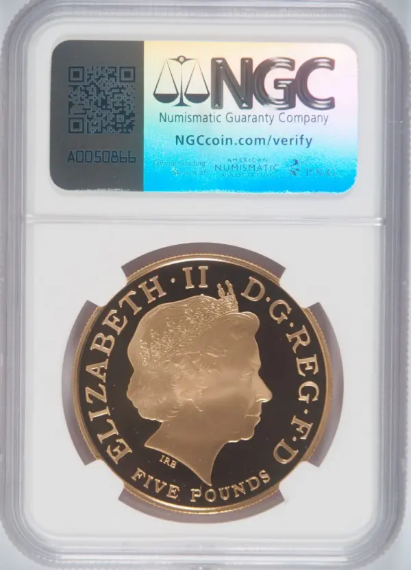 2013年ジョージ王子洗礼記念5ポンド金貨 NGC PF70UC - ソブリンハブ