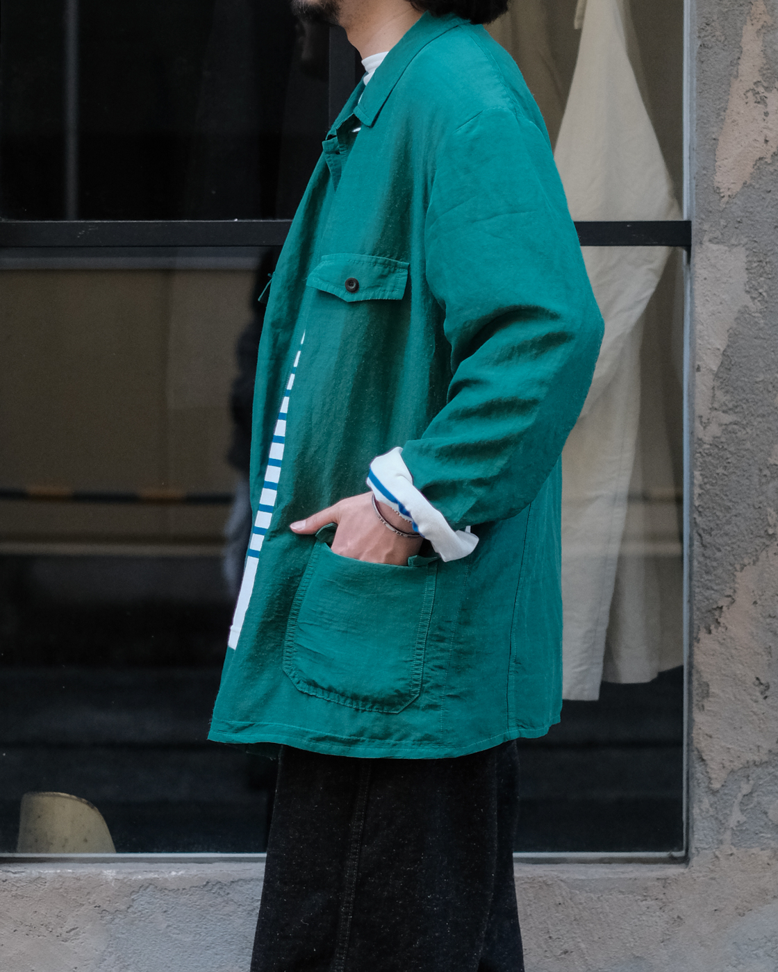 VESTE ANTIBES col.Green - Sleepy PEOPLE | スリーピーピープル