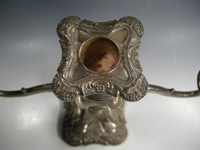 英国製 キャンドルスタンド 燭台 シルバープレート – smileantiques