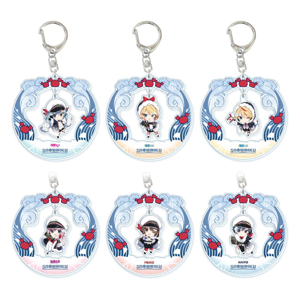 グッズ]SNOW MIKU 2022 ゆらゆらアクリルキーホルダー（ランダム販売