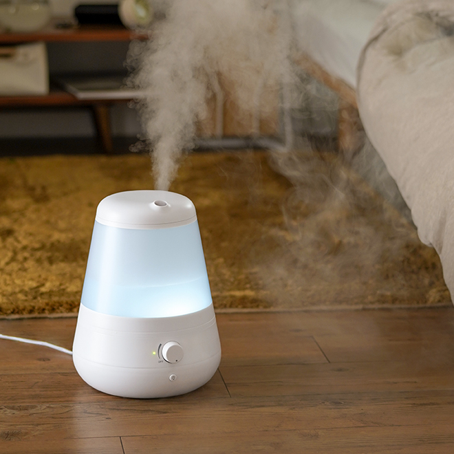 0（プラスマイナスゼロ） 超音波加湿器 XQE-C011 アロマ対応 卓上