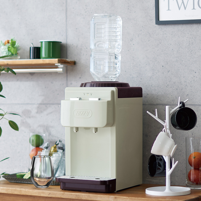 Toffy ウォーターサーバー ペットボトル 卓上 【選べる2大特典