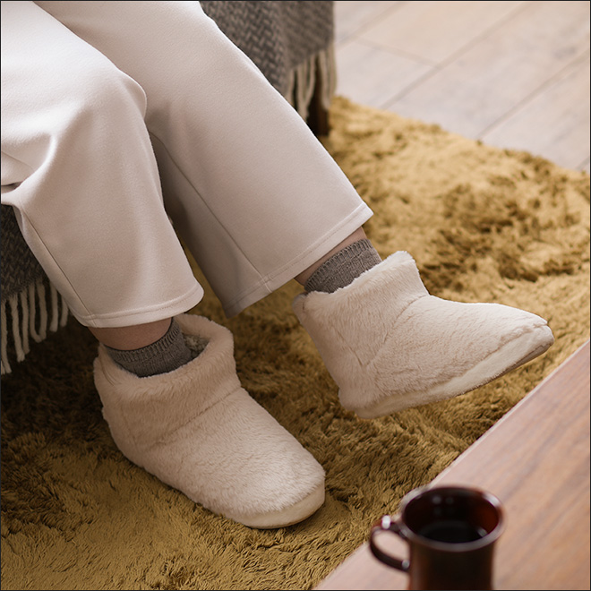 充電式ルームシューズ ぬくぬく EWT-2154 | セレクトショップ・AQUA